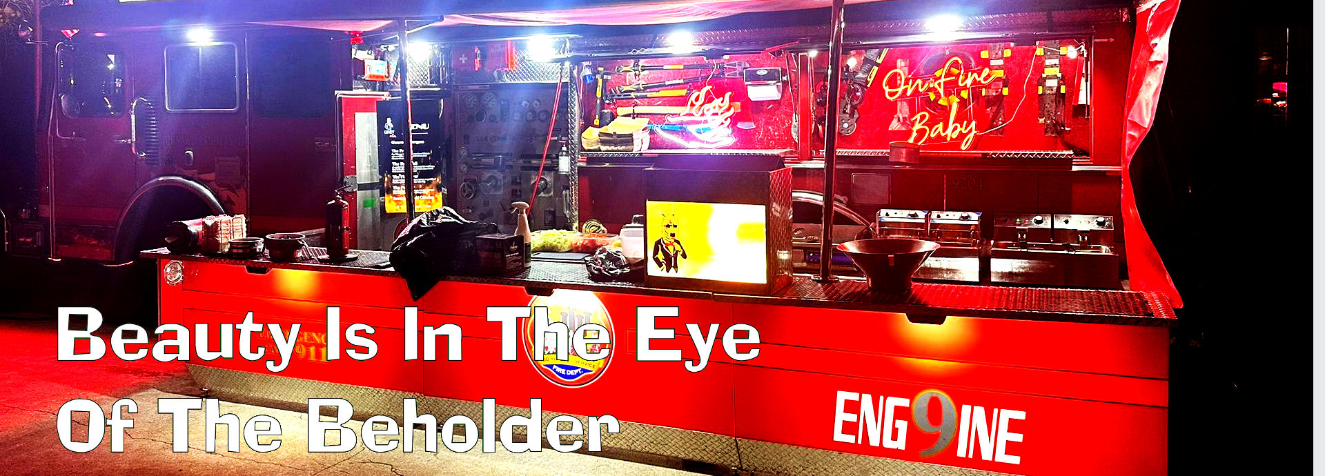 Fire Truck Food Truck hire