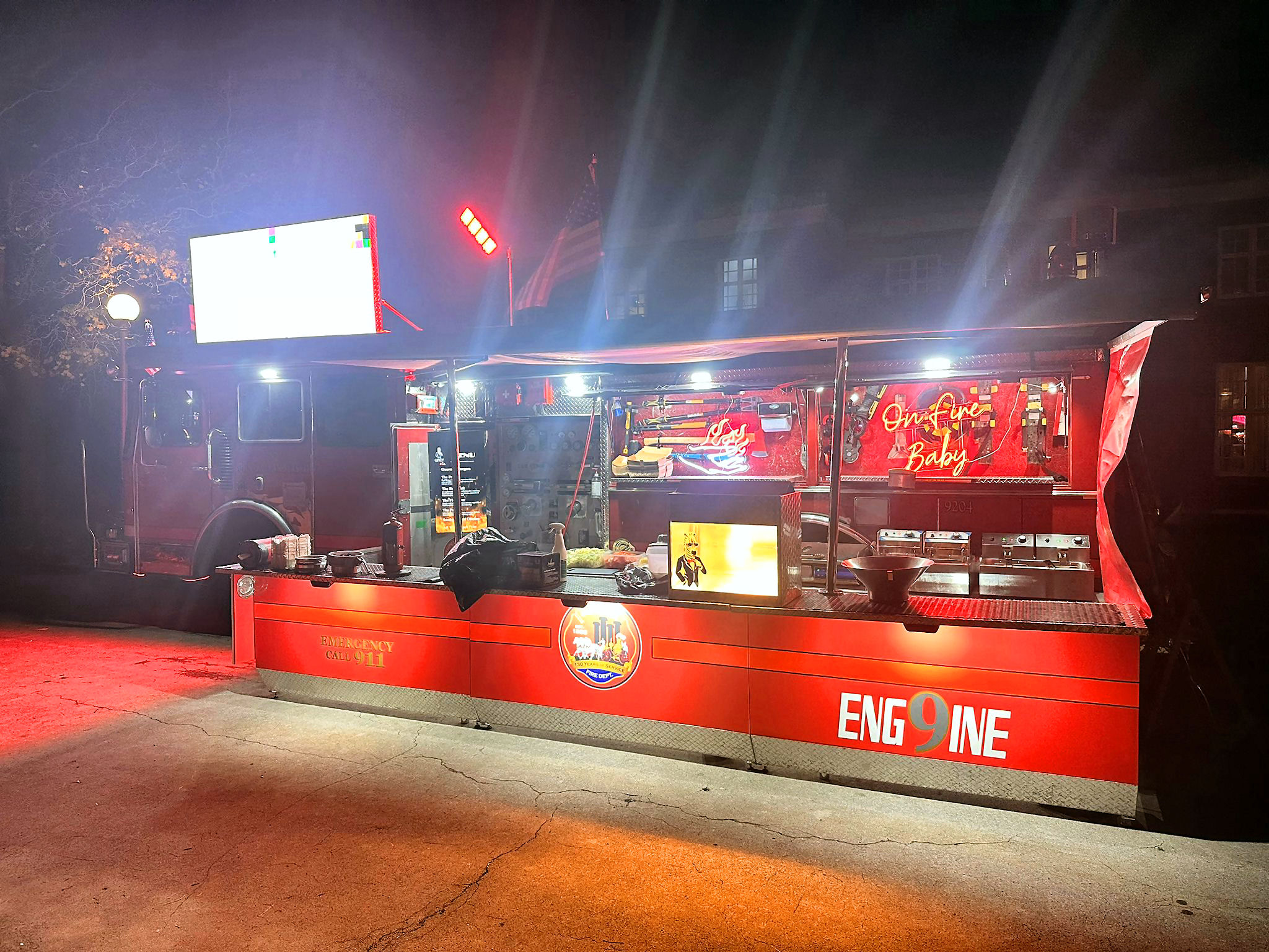 ENG9INE The Fire Truck Food Truck