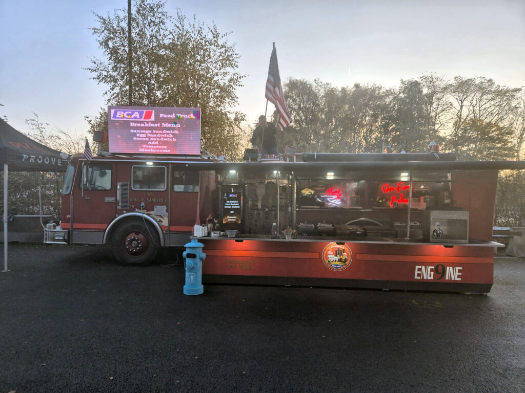 Gourmet Burger Fire Truck